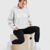 Varsity Oversized Knitted Hoodie