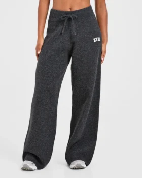 Varsity Oversized Knitted Joggers