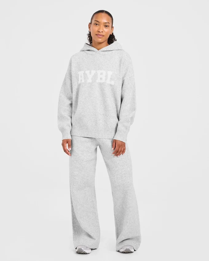 Varsity Oversized Knitted Joggers