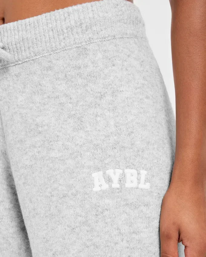 Varsity Oversized Knitted Joggers