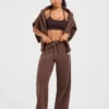 Varsity Oversized Knitted Joggers