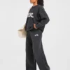 Varsity Oversized Knitted Joggers