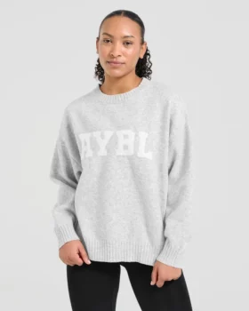 Varsity Oversized Knitted Sweater