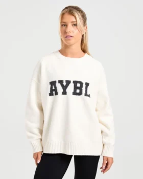 Varsity Oversized Knitted Sweater