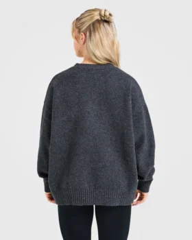 Varsity Oversized Knitted Sweater