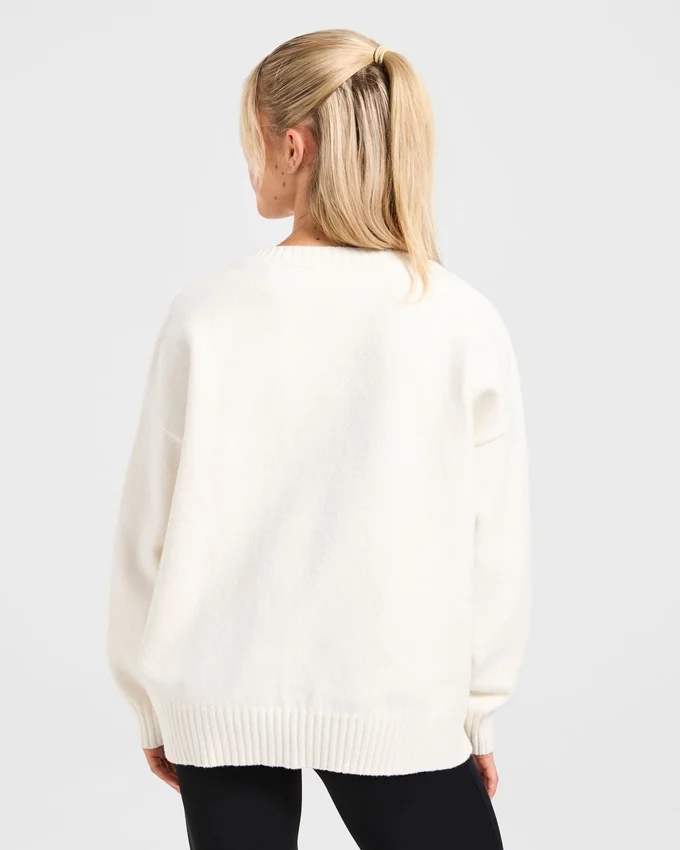Varsity Oversized Knitted Sweater