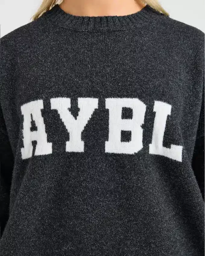 Varsity Oversized Knitted Sweater