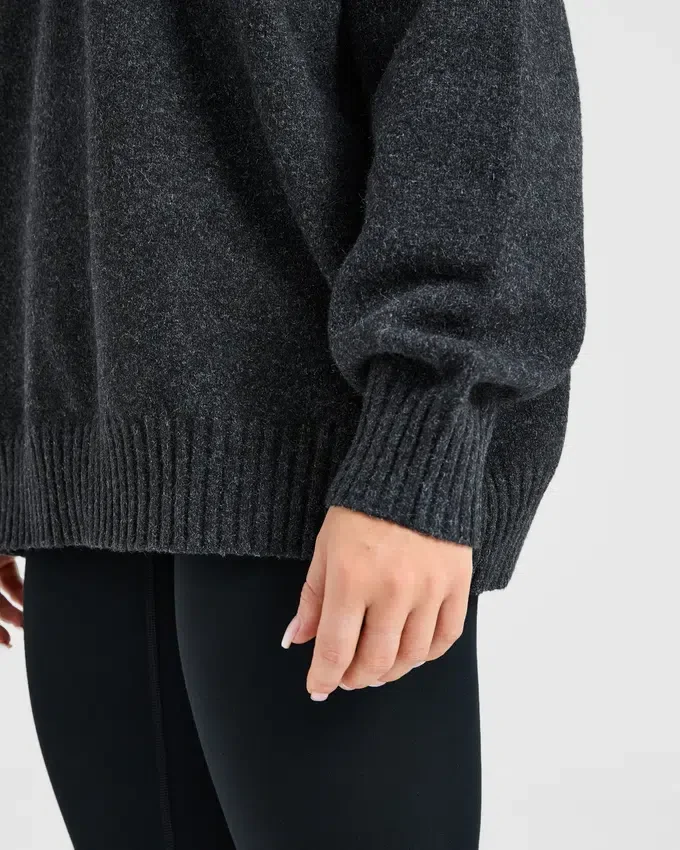 Varsity Oversized Knitted Sweater