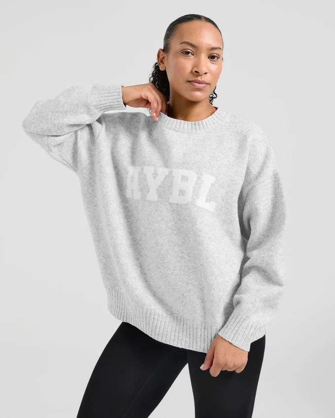 Varsity Oversized Knitted Sweater
