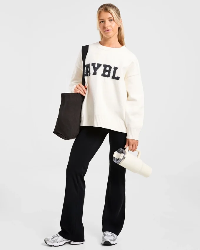 Varsity Oversized Knitted Sweater